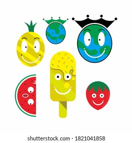 

is a cute fruit logo for those in need