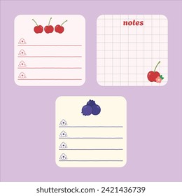 Cute fruit slice decoration vector art