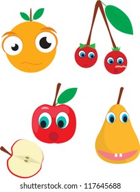 Cute fruits