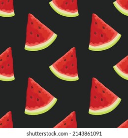cute fruits and vegetable seamless pattern design for fabric 