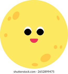 Personagens bonitos de lua cheia com expressões faciais. Perfeito para Chuseok, festivais de colheita coreanos, celebrações de lua cheia, eventos de outono e projetos de saudações sazonais.