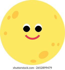 Personagens bonitos de lua cheia com expressões faciais. Perfeito para Chuseok, festivais de colheita coreanos, celebrações de lua cheia, eventos de outono e projetos de saudações sazonais.