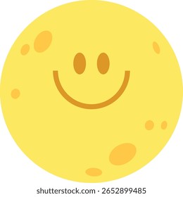 Personagens bonitos de lua cheia com expressões faciais. Perfeito para Chuseok, festivais de colheita coreanos, celebrações de lua cheia, eventos de outono e projetos de saudações sazonais.