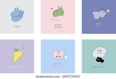 Cute and fun cards with kind words