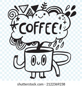Cute and fun coffee cup