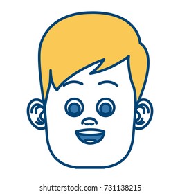 Cute and funny boy cartoon