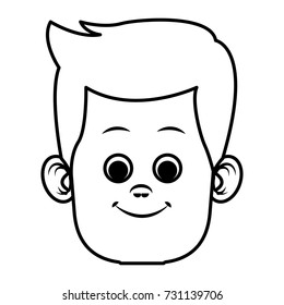 Cute and funny boy cartoon
