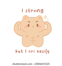 Meme de gatos fuertes y graciosos