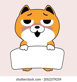 Cute funny cartoon dogs vector puppy pet characters