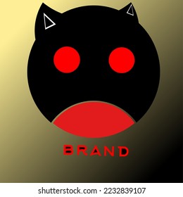 A cute and funny cartoon logo