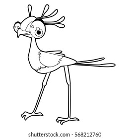 Download Secretary Bird Stock Vectors, Images & Vector Art ...