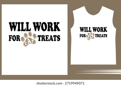 Camiseta de eslogan de gato divertido lindo
