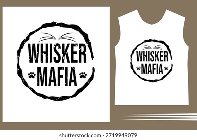 Niedlich lustig Katze Slogan T-Shirt
