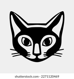 cute and funny cat vector