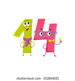 Number 14 Cartoon Numbers Stock Illustrations Images Vectors Shutterstock