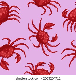 Cachorros graciosos y bonitos. Resumen del patrón de material vectorial sin costuras. Caricatura de colores adornada con animales del mar. Diseño moderno para impresión de verano, tela, textil, fondo, papel pintado, envoltura, tarjeta, decoración.