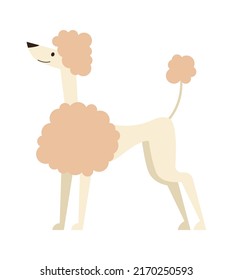 Cute Funny Dog. Pet Animal. Vector illustration