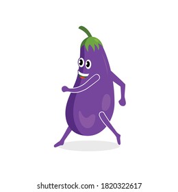 
cute and funny eggplant cartoons