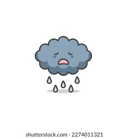 cute funny emoticon vector icon illustration
