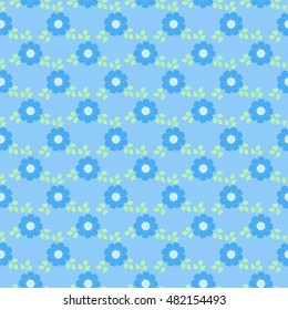 Cute funny flower pattern for baby backgrounds