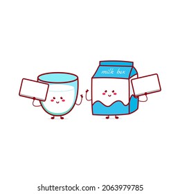 Cute funny food character. Vector hand drawn cartoon mascot character illustration icon. Isolated on white background. breakfast character concept