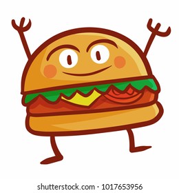 Hamburger Cartoon Images, Stock Photos & Vectors | Shutterstock