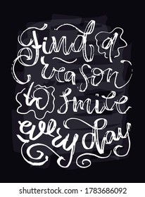 Cute funny hand drawn doodle lettering motivation quote about lifestyle. Lettering art for banner, poster, t-shirt design.