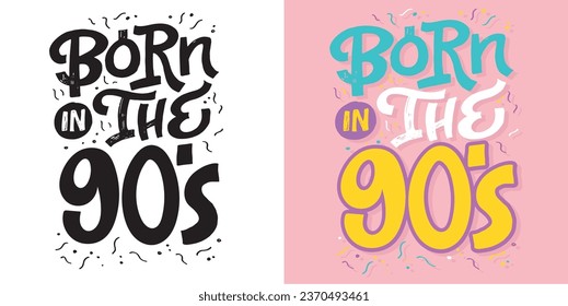 Cute funny hand drawn doodle lettering. T-shirt design, mug print.