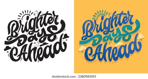 Cute funny hand drawn doodle lettering. T-shirt design, mug print.