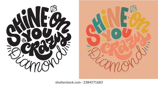 Cute funny hand drawn doodle lettering. T-shirt design, mug print.
