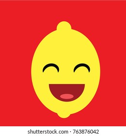 cute and funny lemon vector design