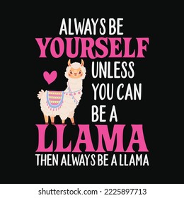 Cute Funny Llama Shirt Llamas Lover