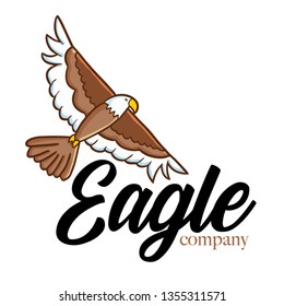 Cute and funny logo for eagle store or company
