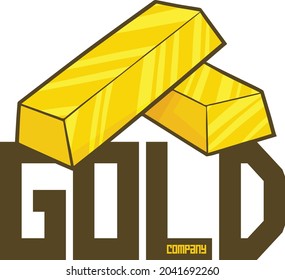 Cute and funny logo for gold store or company