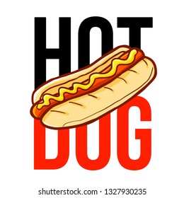 Cute And Funny Logo For Hot Dog Store Or Company