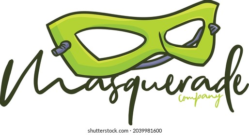 Cute and funny logo for masquerade store or company