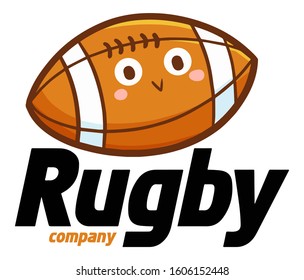 Cute and funny logo for rugby store or company