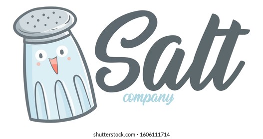 Cute And Funny Logo For Salt Packaging Store Or Company