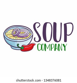 Cute and funny logo for Soup company