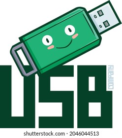 Cute and funny logo for USB store or company