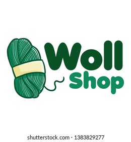 Cute and funny logo for Woll store or company