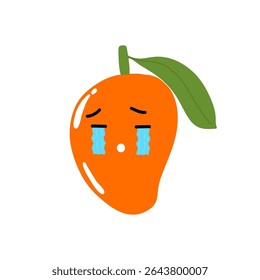 Cute funny mango fruit collection.kawaii mango