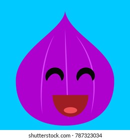 cute and funny onion vector design