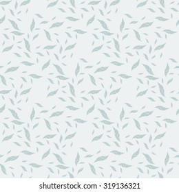 Cute and funny pattern with feather