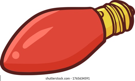 Cute and funny red little lamp for home decoration