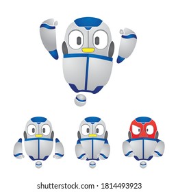 Cute and Funny Robot Character 