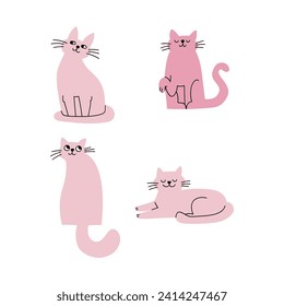 Cute and funny romantic cats for Valentine's day. Holiday inspiration. 