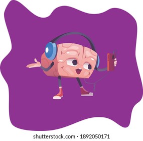 
cute funny sticker with funny character on colored background