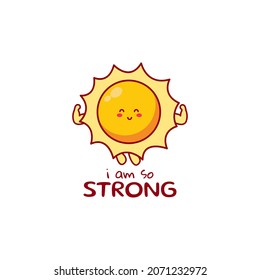 Cute funny sun character. Vector hand drawn cartoon mascot character illustration icon. Isolated on white background. outer space character concept