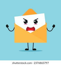 Carácter de envoltura suave y furioso. Emoticono de la postal de temperatura en estilo plano. ilustración vectorial de closet